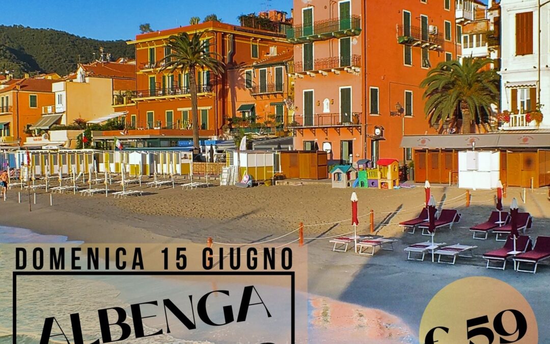 ALBENGA E ALASSIO  domenica 15 giugno
